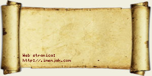 Ognjen Egerić vizit kartica